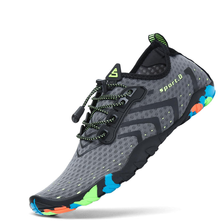 Saguaro Wasserschuhe für Herren, rutschfest, schnelltrocknend, Wasserschuhe 38 EU Grau, 38 EU Grau