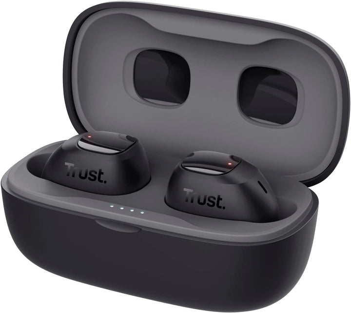 Trust Mobile Nika Compact Bluetooth Kopfhörer, In-Ear Kabellose Ohrhörer, Earbuds mit Ladecase, TWS,