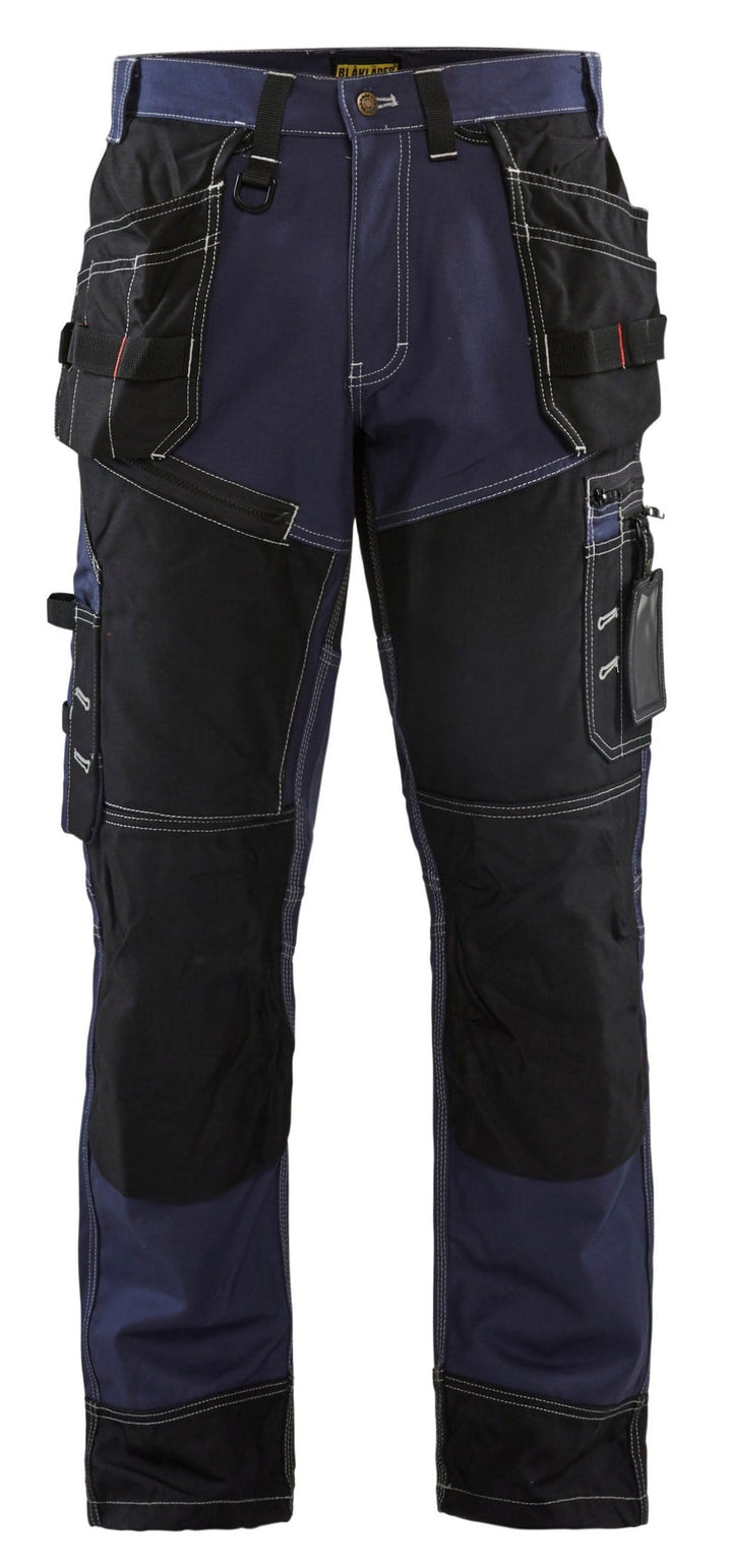 Blåkläder 15001370 Werker Hosen X1500, Dunkelblau, C48 48 Navy Blue / Black, 48 Navy Blue / Black