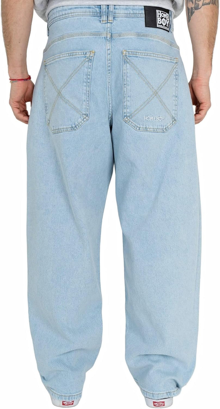Homeboy Unisex Hose X-tra Monster Denim 25W / 28L Moon, 25W / 28L Moon