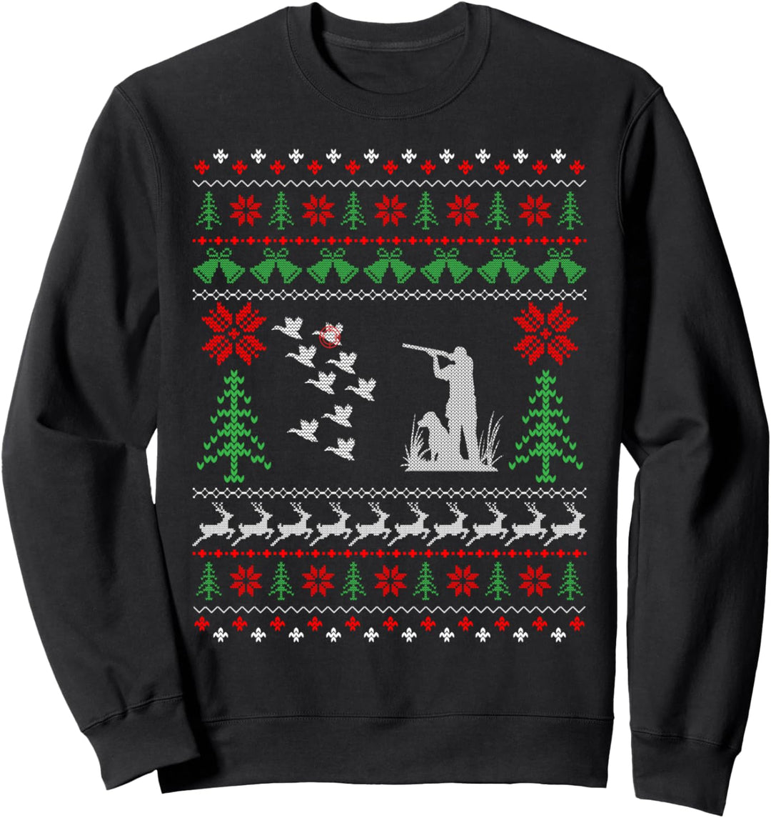 Entenjäger Weihnachtsgeschenke Ente Jagd Ugly Christmas Sweatshirt
