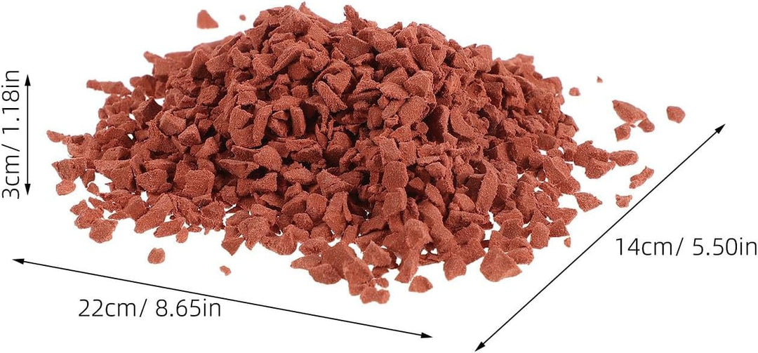MAGICLULU Laufbahn Reparaturmaterial aus Gummi 1kg Beutel für Outdoor Laufbahnen und Sportplätze Wet