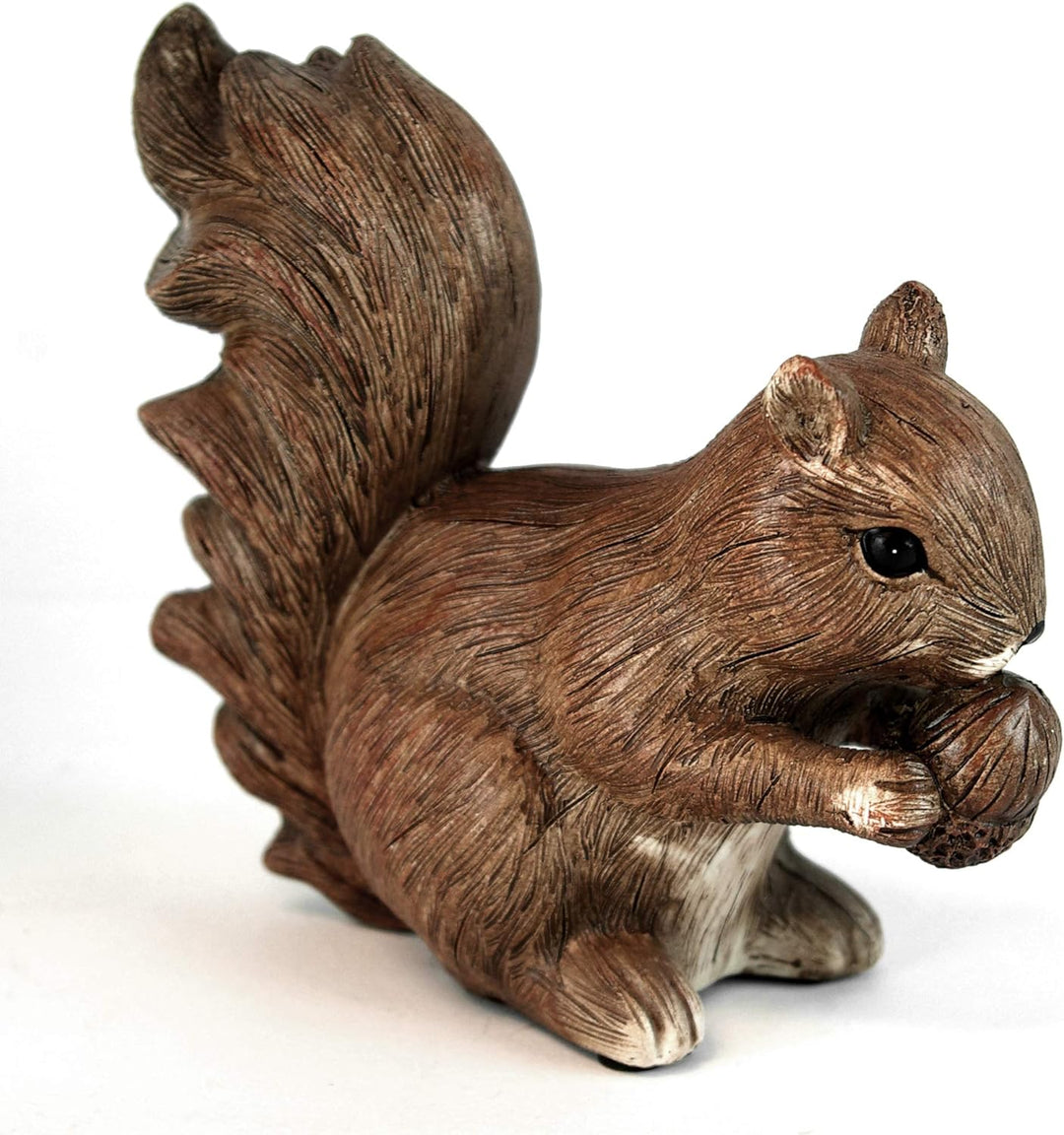 GeKi Trend 2er Set Eichhörnchen Paar Dekofiguren Gartendeko wetterfest 17/19 cm gross