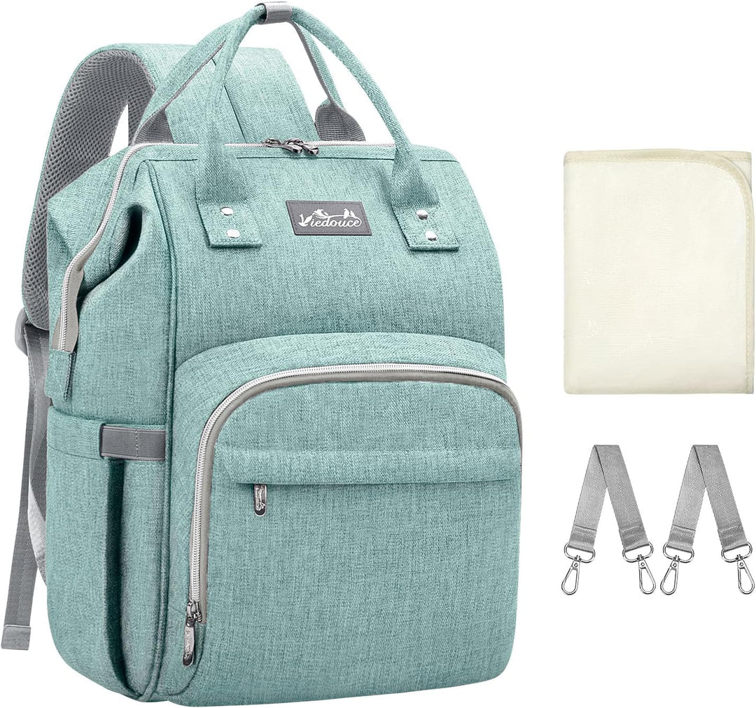 Viedouce Baby Wickelrucksack Wickeltasche Babytasche,Wasserdicht Oxford Grosse Kapazität für ausgehe