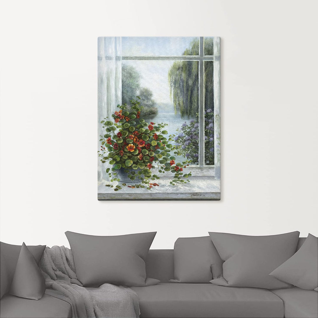 ARTland Leinwandbilder Wandbild Bild auf Leinwand 60x80 cm Stillleben Arrangements Botanik Malerei G