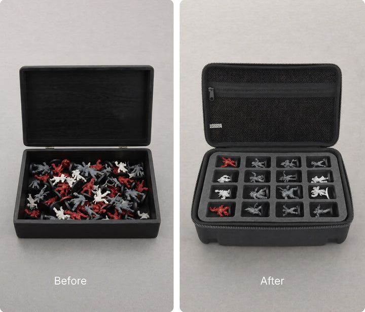 Feldherr Half-Size Case 50 kompatibel mit Blood Bowl - 16 Miniaturen