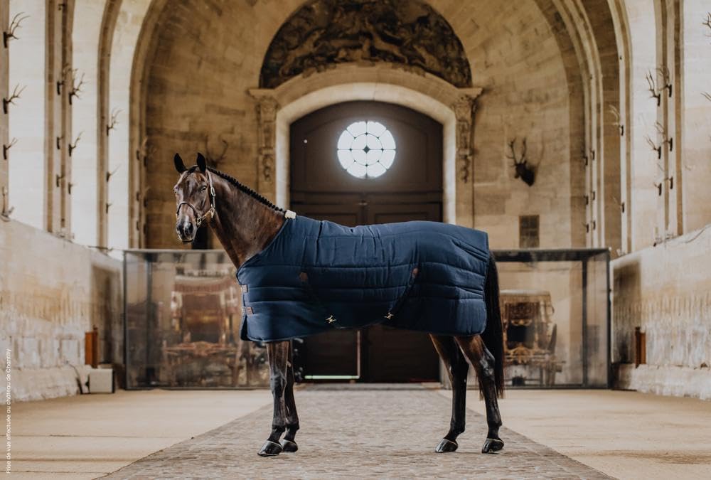 Kentucky Horsewear Stable Rug Classic Stalldecke 200g, Grösse:140, Farbe:Navy