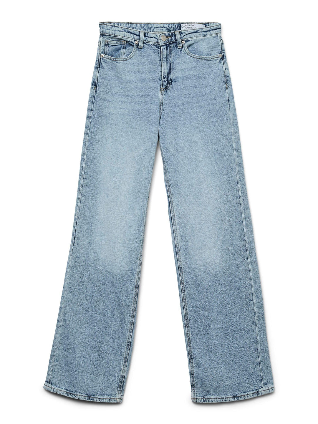 Vero Moda Female Weit geschnitten VMTESSA Hohe Taille Weiter Beinschnitt Jeans 25W / 30L Light Blue
