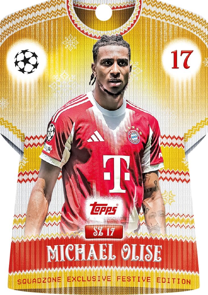 Topps UCC Match Attax 2025/26 - Advent Calendar - 121 Match-Attax-Karten, darunter 96 brandneue Fest