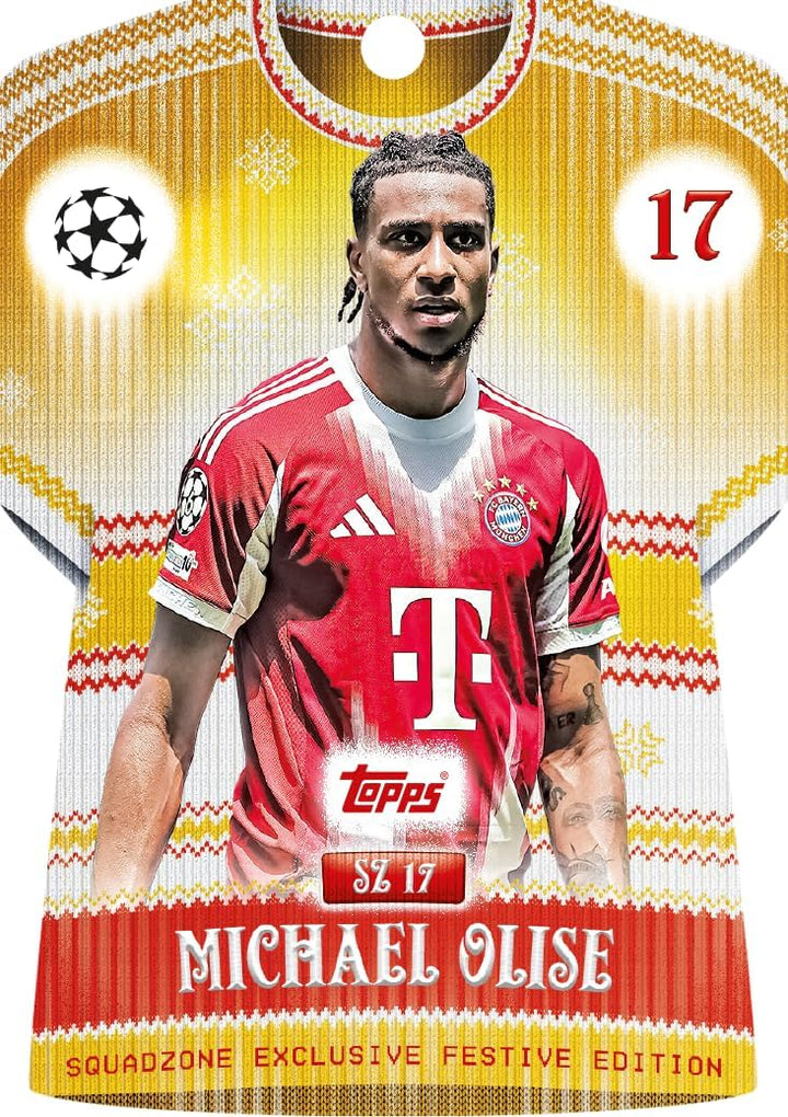 Topps UCC Match Attax 2025/26 - Advent Calendar - 121 Match-Attax-Karten, darunter 96 brandneue Fest