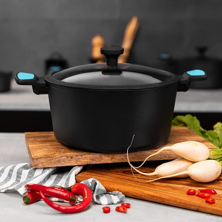 Cecotec Kochtopf Polka Platinum Olla 24 Pot Thunder Topf 24 cm Geschmolzenes Aluminium