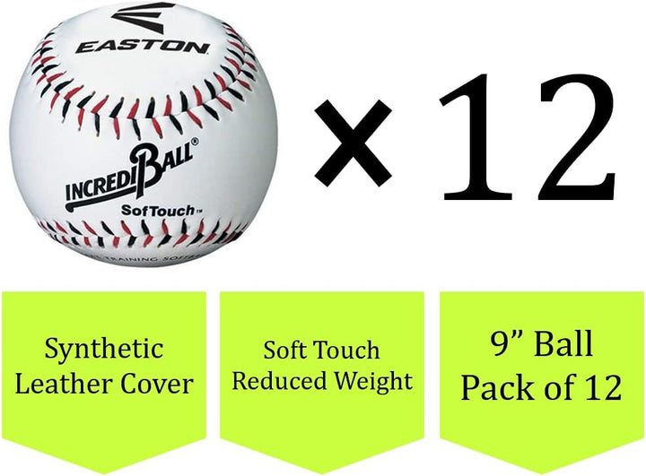 Easton Softouch Incrediball 23 cm Weiss, 23 cm Weiss