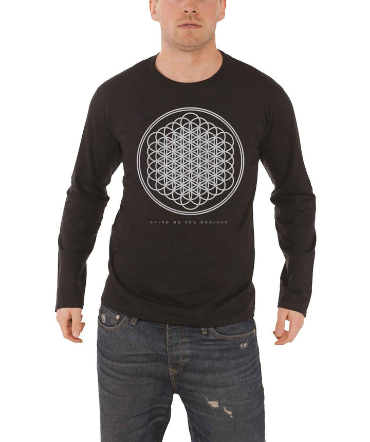 Bring Me The Horizon Unisex Sempiternal Long Sleeve Black T-Shirt, M