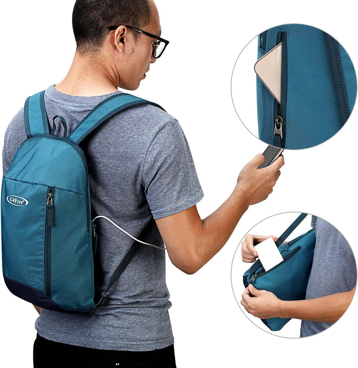 G4Free Mini Daypack Tagesrucksack Kleiner Rucksack Mehrzweck 10L Unsiex Wanderrucksack Buchrucksack