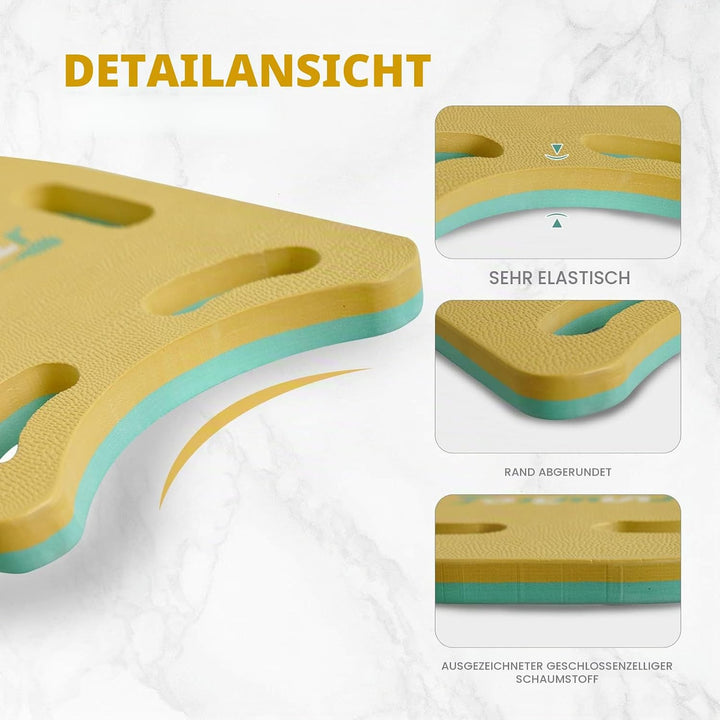 FunWater Schwimmbrett Kickboard für Kinder und Erwachsene Trainingsausrüstung PE Schaumstoff Schwimm