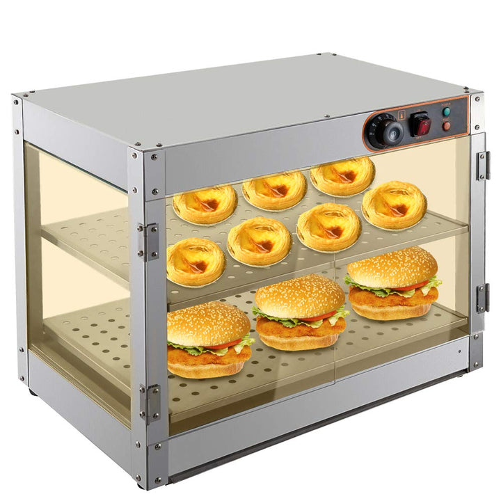 Aufsatzvitrine HeissE Theke Warmhaltevitrine Warmhaltetheke HeissTheke Kuchen Edelstahl Vitrine Gewe