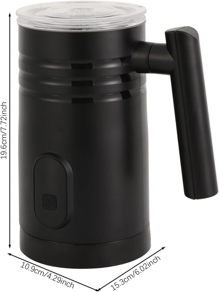 Milchaufschäumer 350 ml, Milchschäumer Elektrisch mit Bürste, 400W Elektrischer Milchaufschäumer, Au