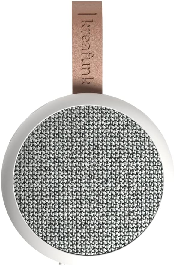 KREAFUNK aGO II Fabric, tragbarer Bluetooth 5.1 – Lautsprecher, True Wireless Stereo, bis zu 25 Stun