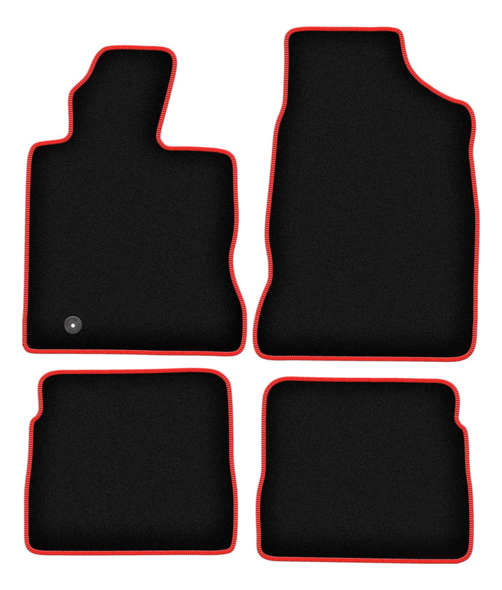 Velours Fussmatten 4-TLG Set passend für Chrysler PT Cruiser (2000-2010) | Qualität: LUX – Massgenau