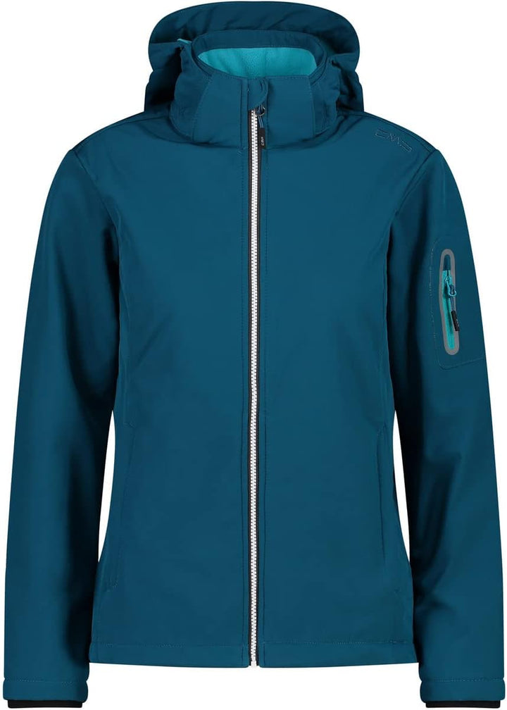 CMP Damen Windproof And Waterproof Softshell Jacket Wp 7.000 Jacke 36 Deep Lake, 36 Deep Lake