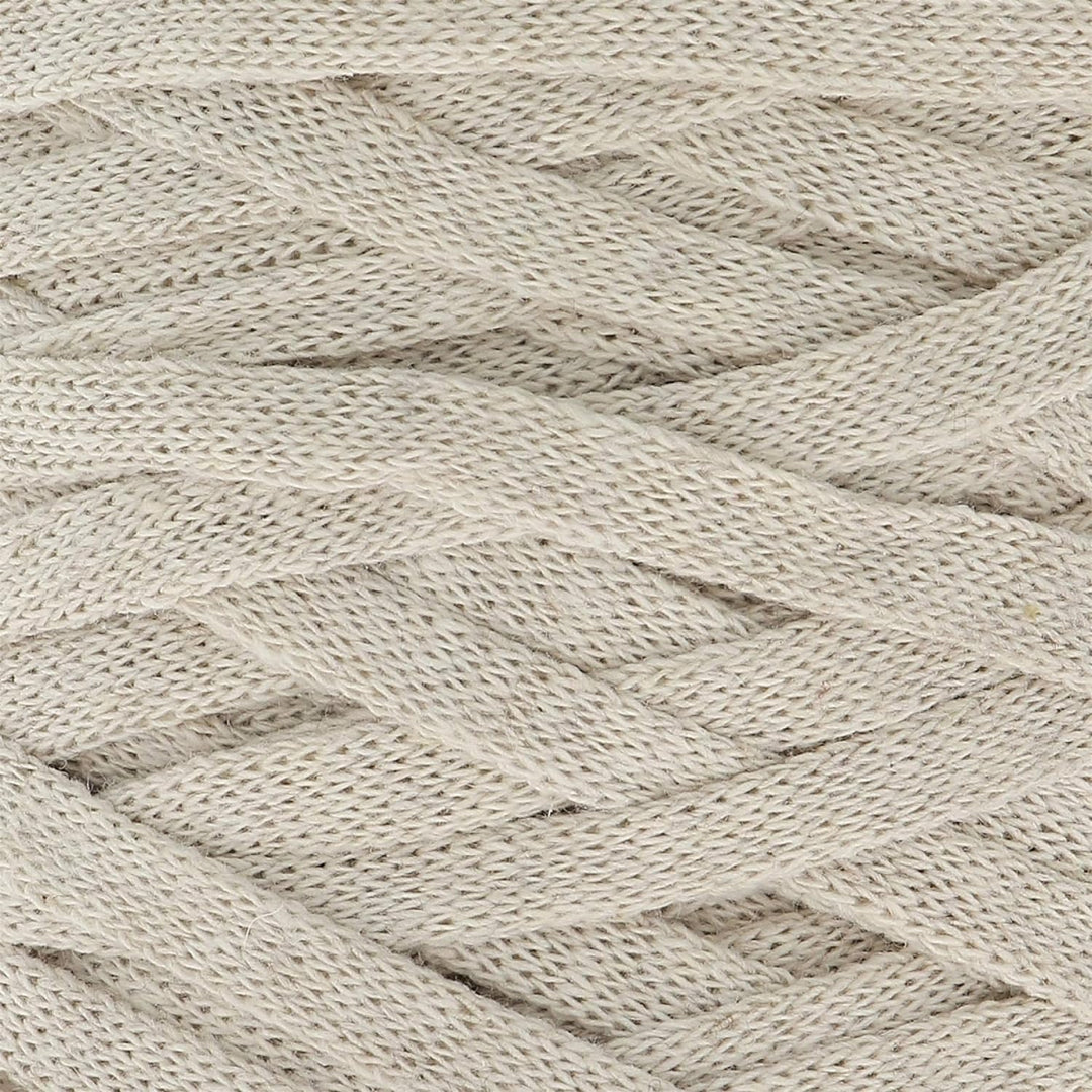 Hoooked Ribbon XL Bändchengarn Sparset aus 4 Rollen Wahl (Sandy Ecru), Sandy Ecru