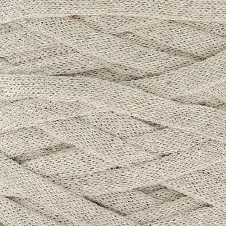 Hoooked Ribbon XL Bändchengarn Sparset aus 4 Rollen Wahl (Sandy Ecru), Sandy Ecru