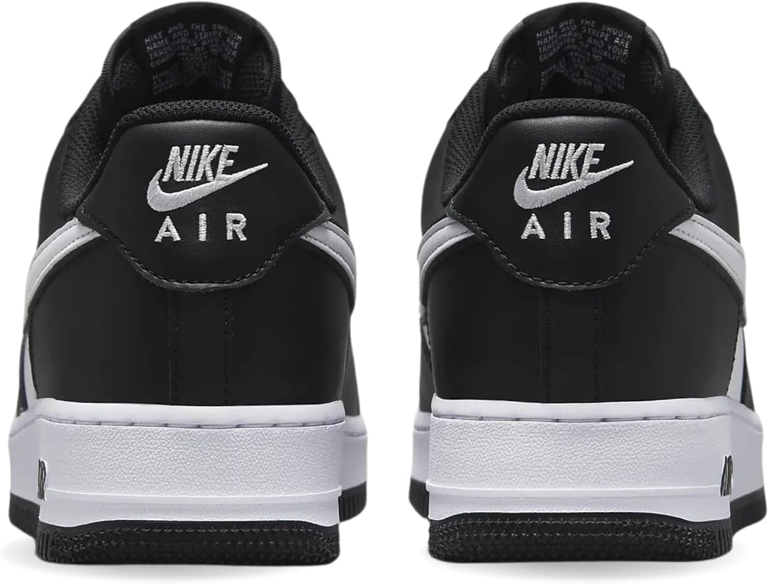 Nike Herren Air Force 1 '07 Sneaker 41 EU Black White Black, 41 EU Black White Black