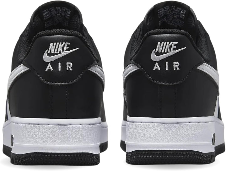 Nike Herren Air Force 1 '07 Sneaker 41 EU Black White Black, 41 EU Black White Black