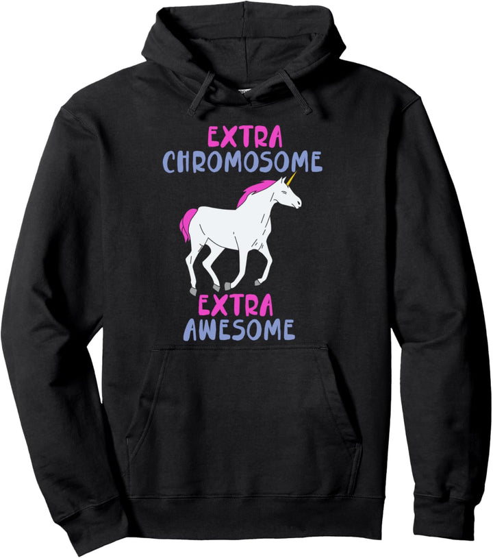 Down Syndrom Trisomie 21 Besonderheit Einhorn Geschenk Pullover Hoodie
