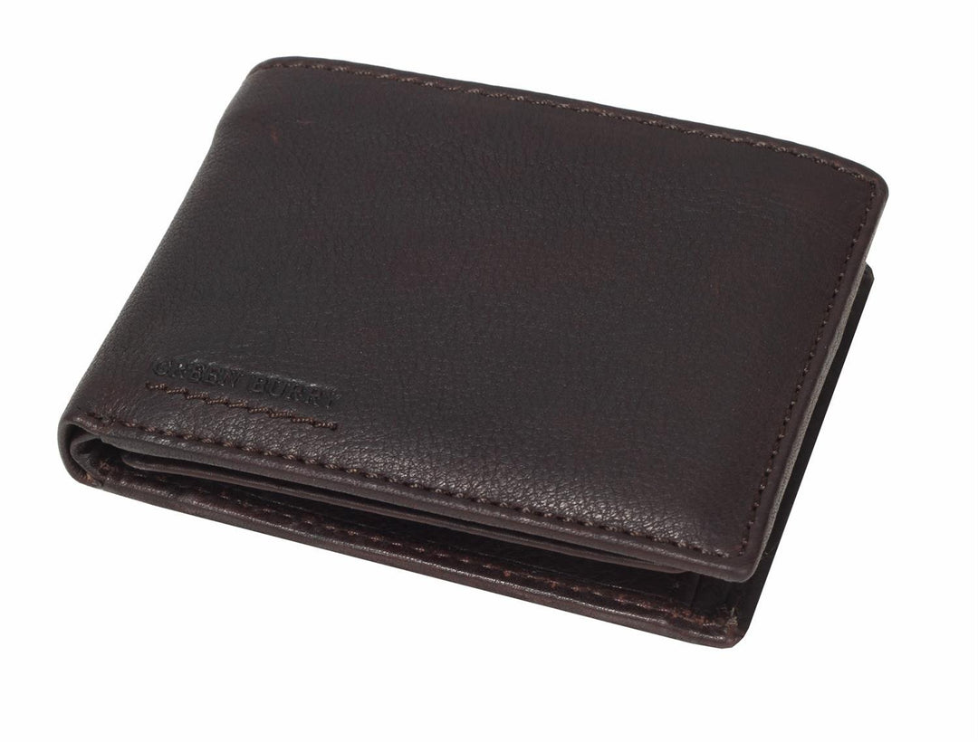 Greenburry Oily Tumbled Geldbörse Leder 11 cm