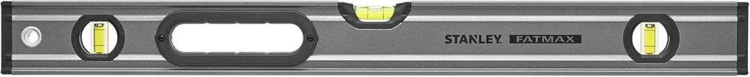Stanley FatMax Wasserwaage (60 cm, Hohlprofilwasserwaage, vertikale / horizontale Libelle) 0-43-624,