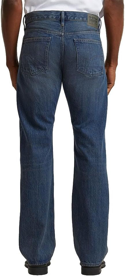 G-Star Herren Dakota Regular Straight Jeans 28W / 34L Blau (Antique Faded Blue Heron D23691-d776-h78