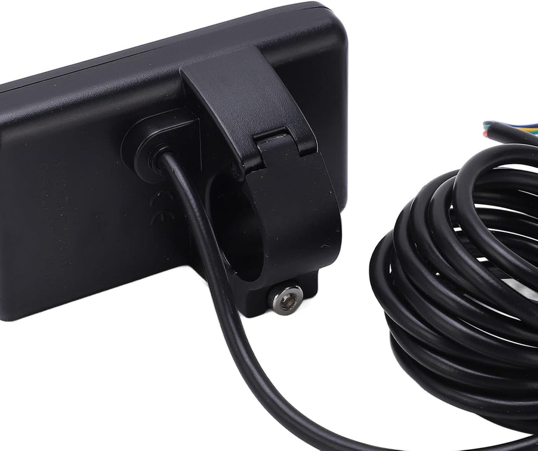 Tbest Display LCD Bildschirm 48v Fahrrad mit SM Stecker, S866 Elektro-Fahrrad Display LCD Messgerät
