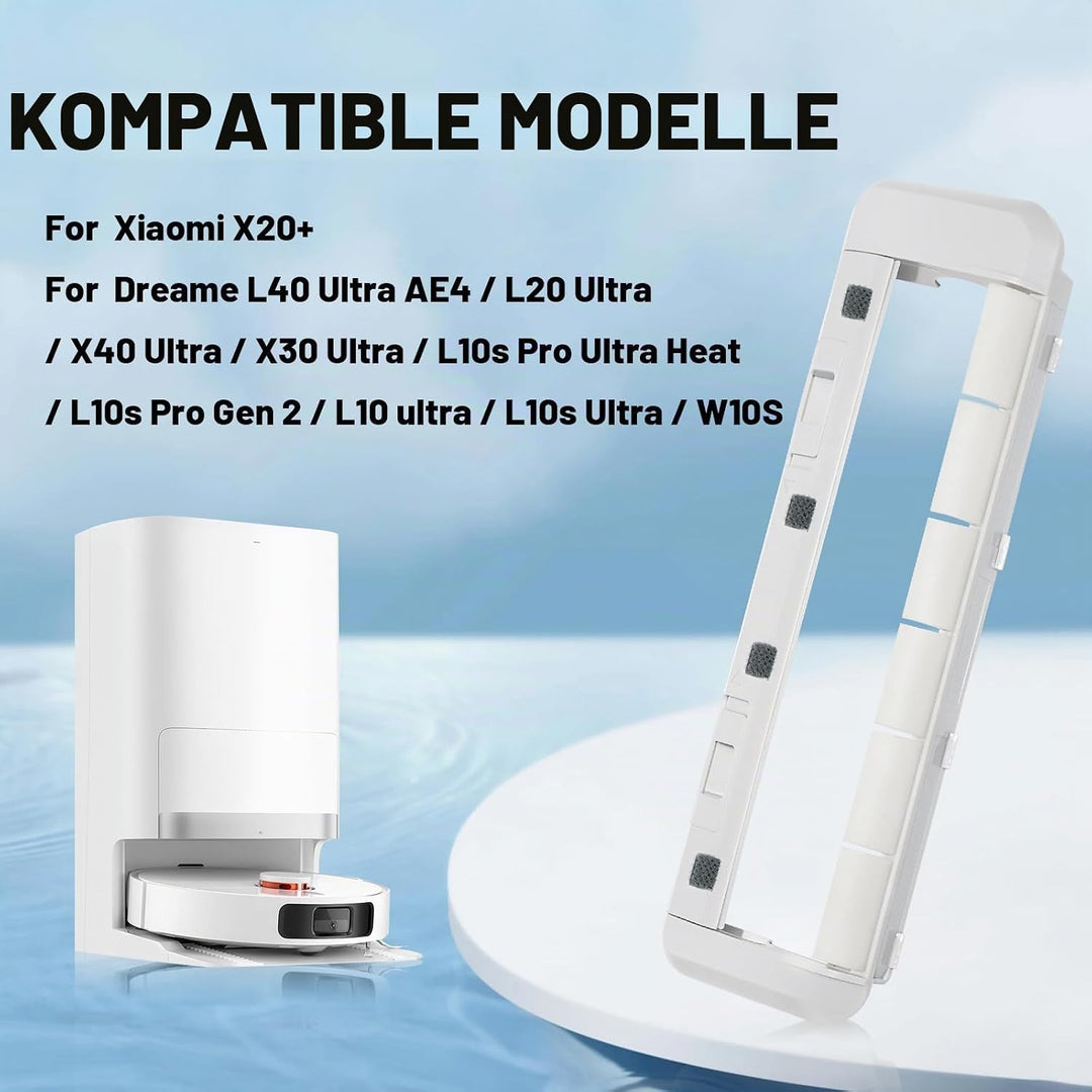 Hauptbürstenabdeckung Zubehör für Xiaomi X20+, für Dreame L40s Ultra CE, L40 Ultra AE4, L20 Ultra, X