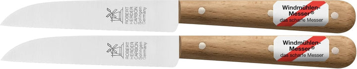 2x Gemüsemesser, Schälmesser, kleines Küchenmesser, 8,5 cm von Windmühlenmesser