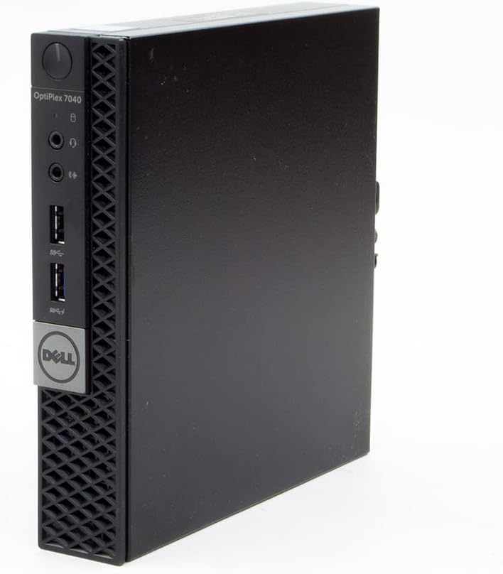 Dell Optiplex 7040 Micro Tiny Computer Intel 6th Generation i5 8GB DDR4 RAM 240GB SSD Disk Windows 1