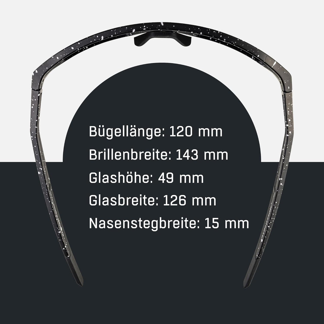 ALPINA RAM Q-LITE - Verspiegelte, Kontrastverstärkende & Beschlagfreie Sport- & Fahrradbrille Mit 10