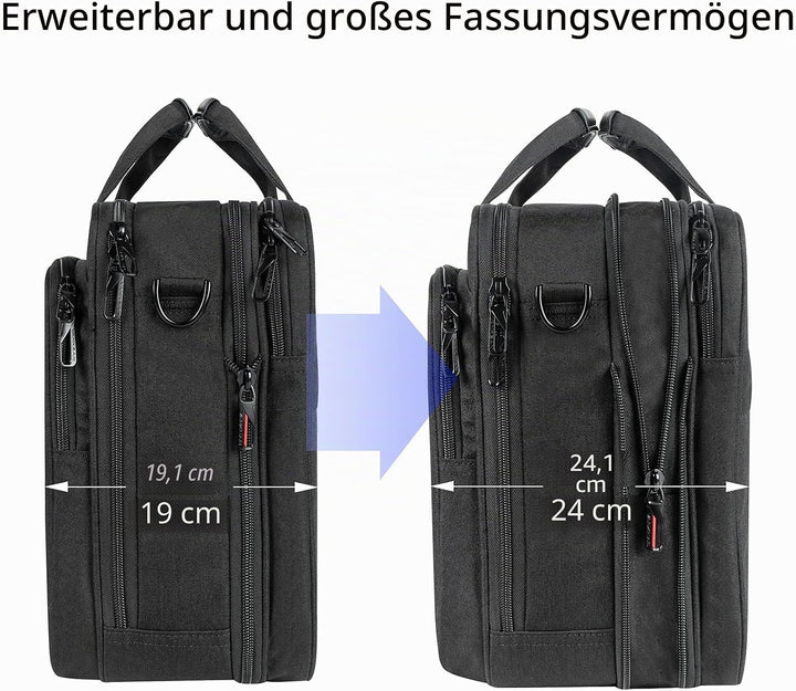 VANKEAN Laptoptasche Damen Herren Business Aktentasche 17.3 Zoll, Passend für bis zu Laptops, Wasser