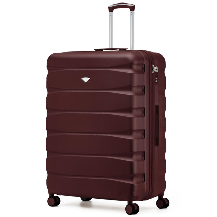 Flight Knight Leichter Koffer 29 Zoll Gross Check In Koffer ABS Hartschale 4 Rollen Fuer easyJet Bri
