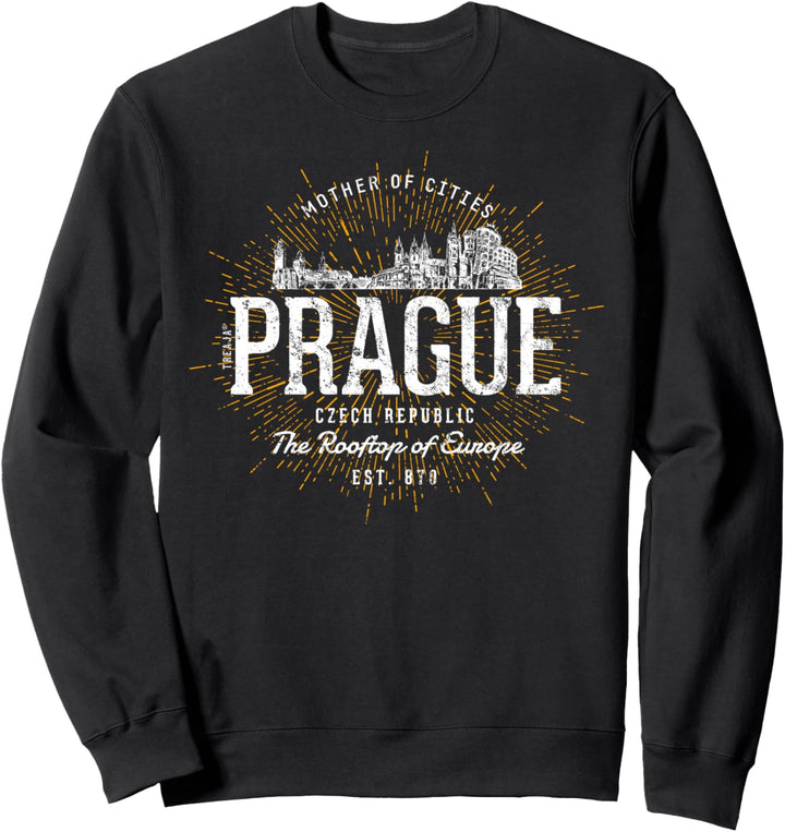 Tschechische Republik Vintage Prag Retro Sweatshirt