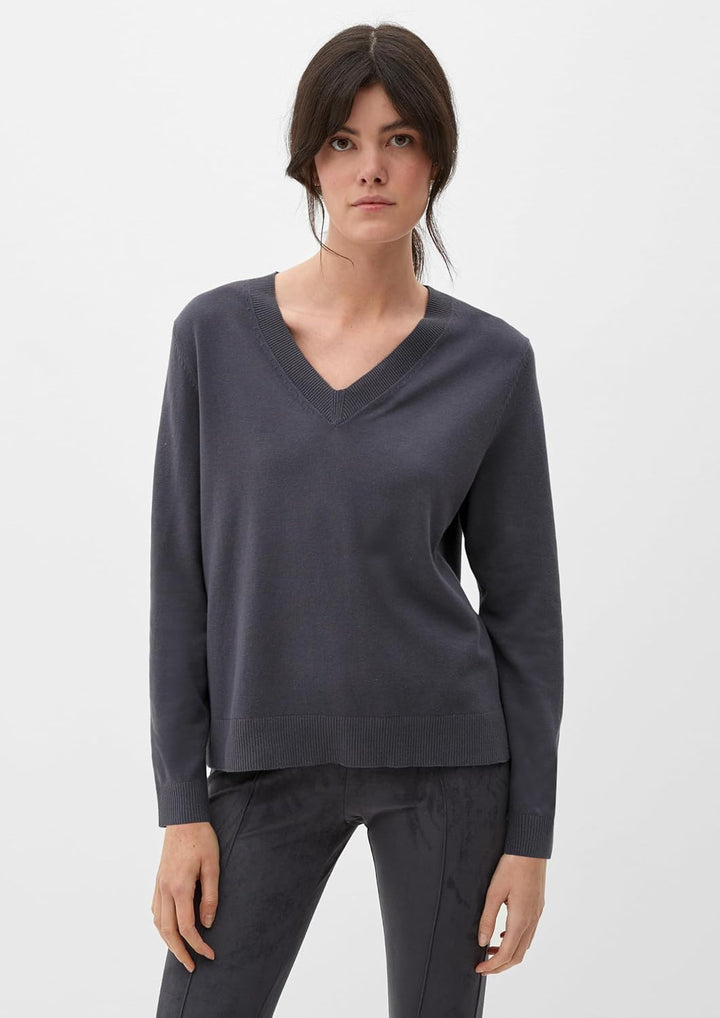 s.Oliver Damen 10.2.11.17.170.2118888 Pullover (1er Pack) 38 Schwarz, 38 Schwarz