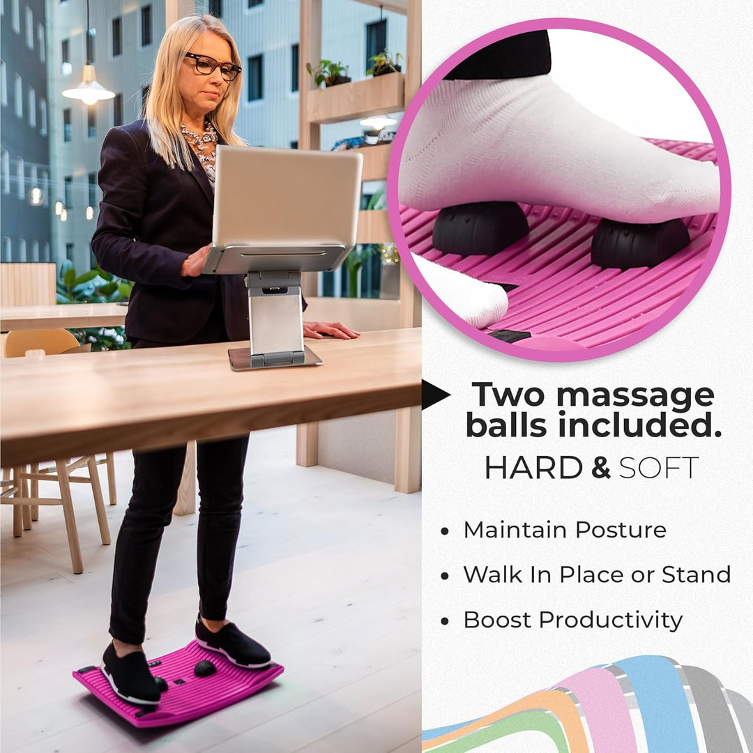 Gymba Active Board von obVus Solutions – Balance Board für Stehpult, aktives Stehen, Bauch- und Rump