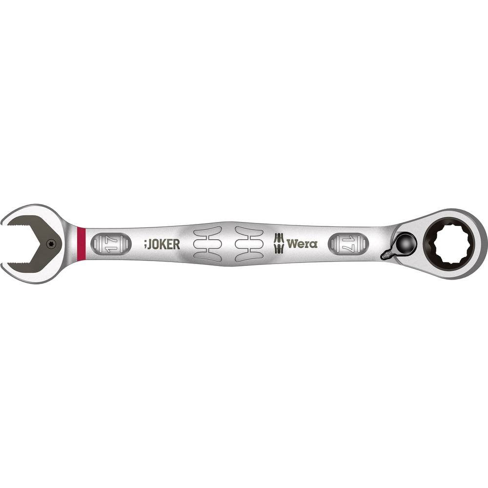 Wera Joker Switch Maul-Ringratschen-Schlüssel, umschaltbar, 17 x 225 mm, Rot, 05020072001 17 x 225 m