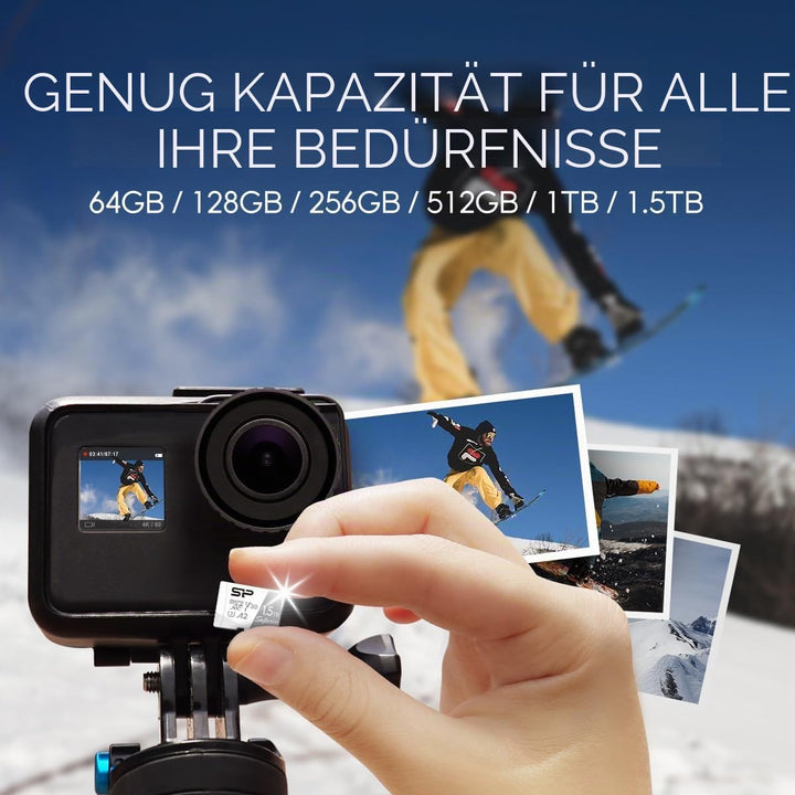 Silicon Power 512GB Superior Micro SDXC UHS-I (U3), V30 4K A2, Compatible with GoPro Hero 9 High Spe