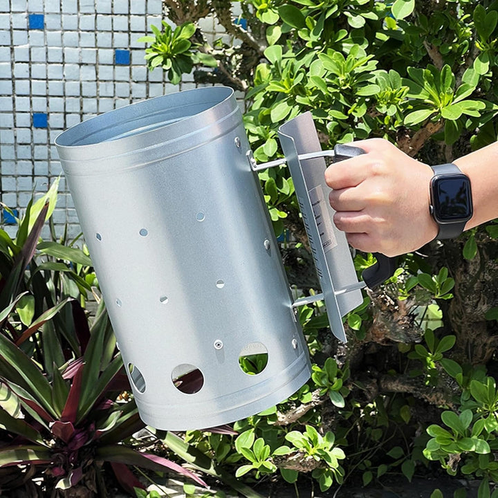 BBQ Carbon Bucket, Feuerzündfass | Feuereimer zum Verbrennen,Tragbarer Feuerholz-Zündeimer, Feuereim