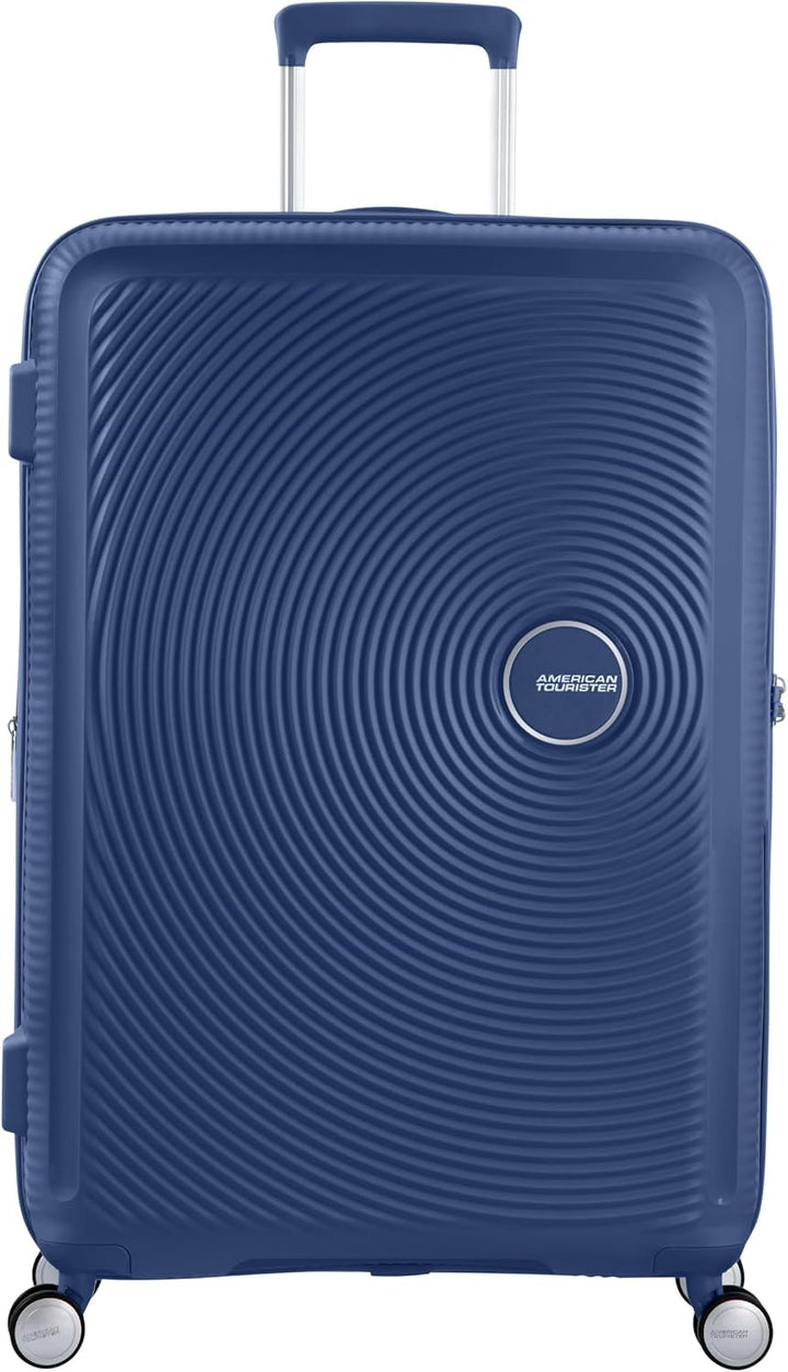 American Tourister Soundbox - Spinner L Erweiterbar Koffer, 77 cm, 110 L, Blau (Midnight Navy) Blau