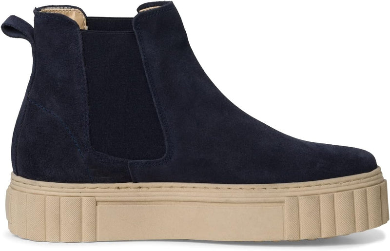 Tamaris Damen Chelsea Boots, Frauen Stiefeletten,Wechselfussbett 40 EU Blau Navy, 40 EU Blau Navy