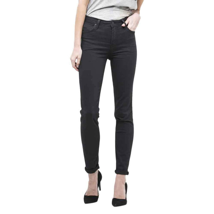 Lee Damen Scarlett Jeans' Jeans 24W / 31L Black Rinse, 24W / 31L Black Rinse