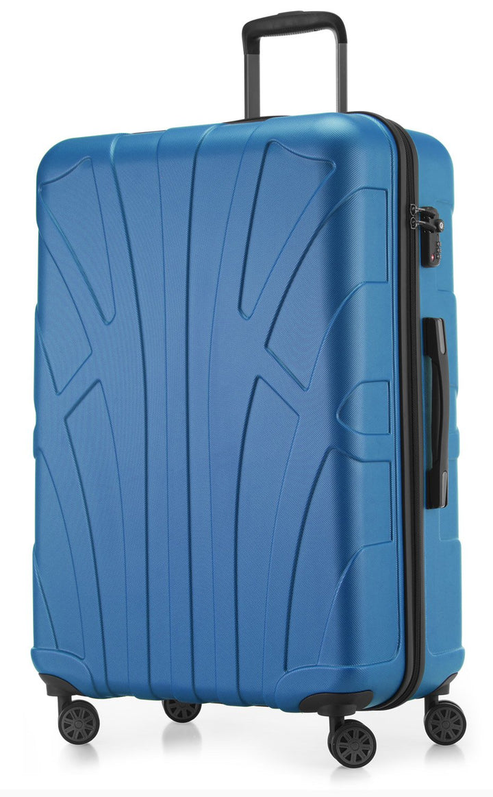 SUITLINE grosser Hartschalen-Koffer Koffer Trolley Rollkoffer XL Reisekoffer, TSA, 76 cm, ca. 96-110