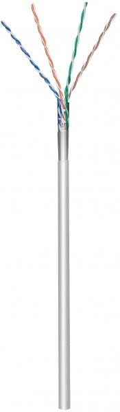 Danicom CAT5e Netzwerkkabel - F/UTP - AWG 24/1 (Starrleiter) - 100 m - Grau - CCA 100m Starrleiter F
